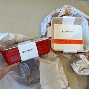 Le Creuset square baking dishes